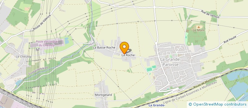 localisation de l'entreprise MADAME MAEVA GUIOT  LA GRANDE-PAROISSE