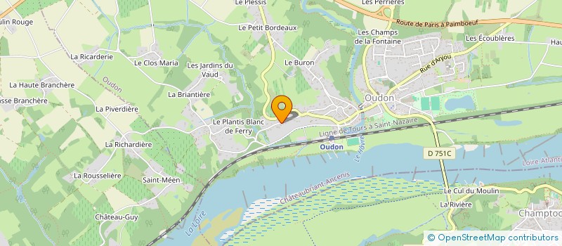 localisation de l'entreprise MADAME MAEVA GUIRRIEC  OUDON