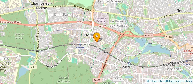 localisation de l'entreprise MADAME MAEVA GUITARD  NOISIEL