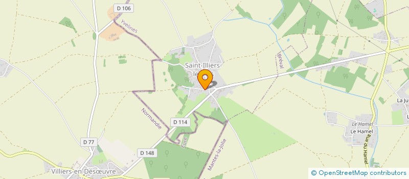 localisation de l'entreprise MADAME MAEVA HAFFREINGUE à SAINT-ILLIERS-LE-BOIS