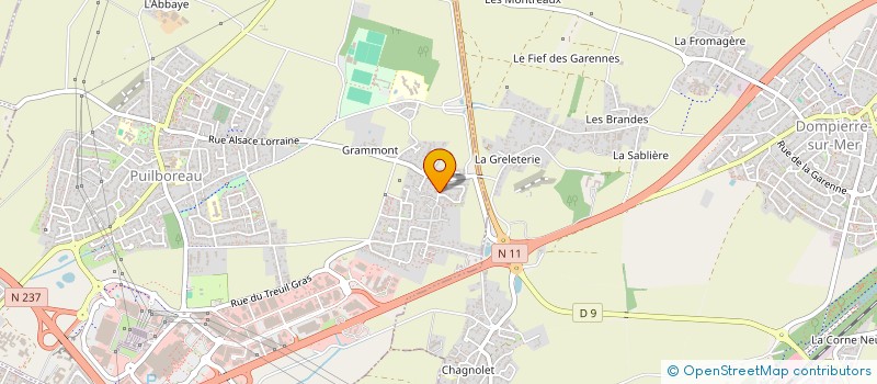 localisation de l'entreprise MADAME MAEVA HAMIDA  PUILBOREAU