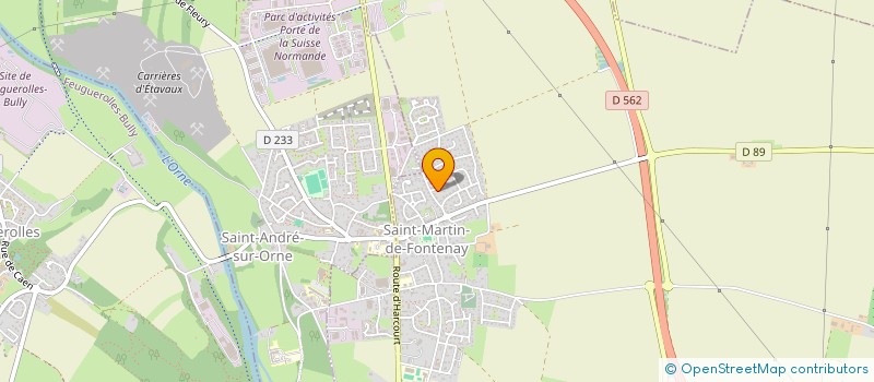 localisation de l'entreprise MADAME MAEVA HASS  SAINT-MARTIN-DE-FONTENAY