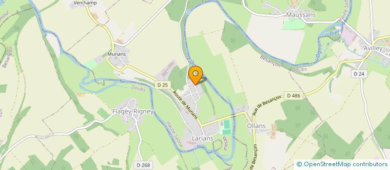 localisation de l'entreprise MADAME MAEVA HERVE  LARIANS-ET-MUNANS