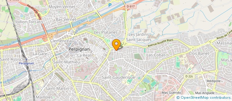 localisation de l'entreprise MADAME MAEVA JACQUES  PERPIGNAN