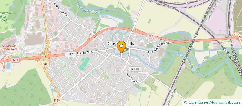 localisation de l'entreprise MADAME MAEVA JAKLIMOVITCH  CLAYE-SOUILLY