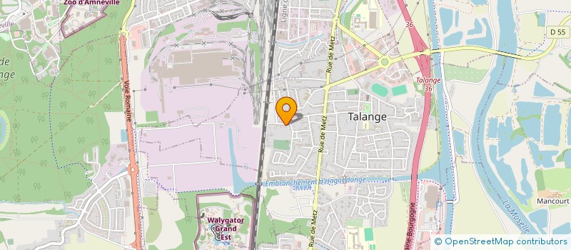 localisation de l'entreprise MADAME MAEVA JARNET-NOMEDE  METZ