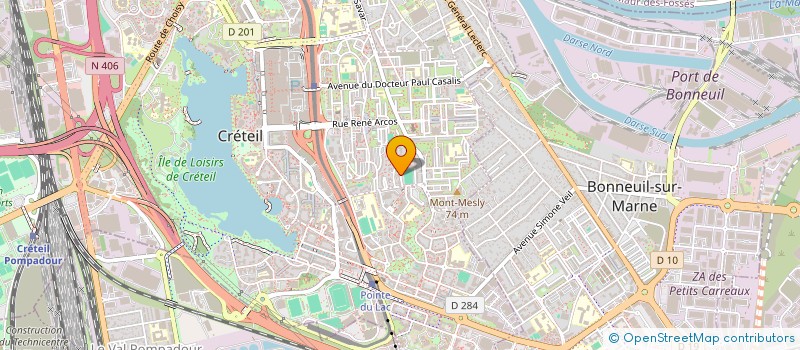 localisation de l'entreprise MADAME MAEVA JOSEPH-REINETTE  CRETEIL