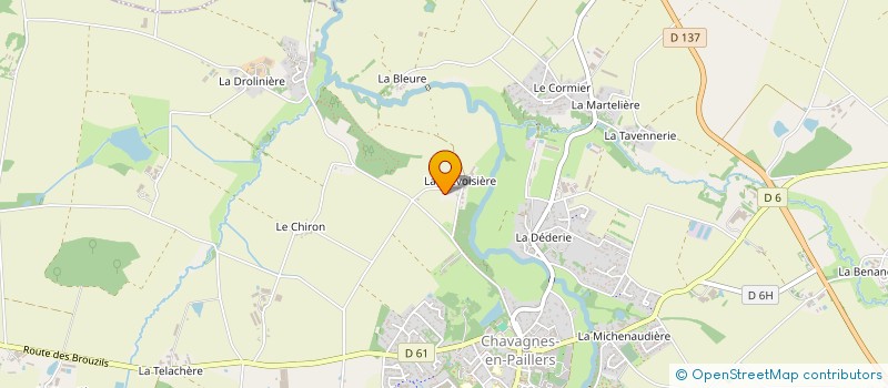 localisation de l'entreprise MADAME MAEVA JOUBERT  CHAVAGNES-EN-PAILLERS