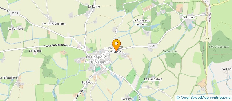 localisation de l'entreprise MADAME MAEVA JUTEAU à LOIREAUXENCE