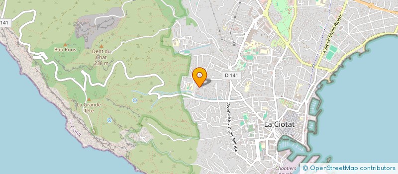 localisation de l'entreprise MADAME MAEVA KACEM  LE BEAUSSET