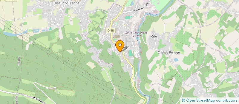 localisation de l'entreprise MADAME MAEVA KROUK  RENAGE