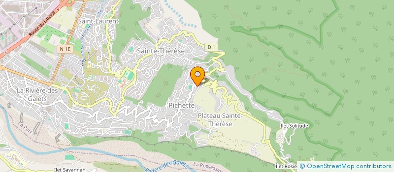 localisation de l'entreprise MADAME MAEVA LANDRY  LA POSSESSION