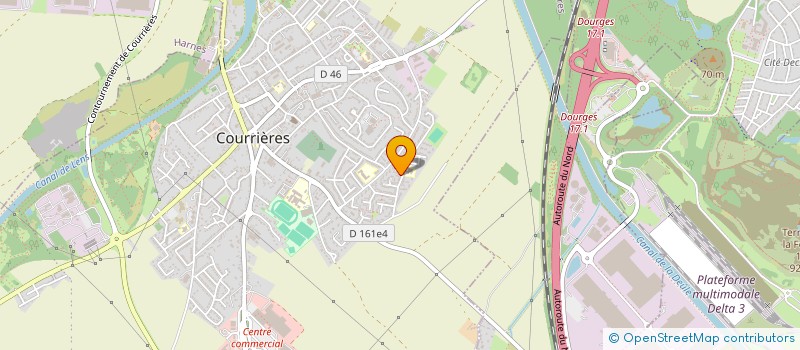 localisation de l'entreprise MADAME MAEVA LARGILLIERE  COURRIERES