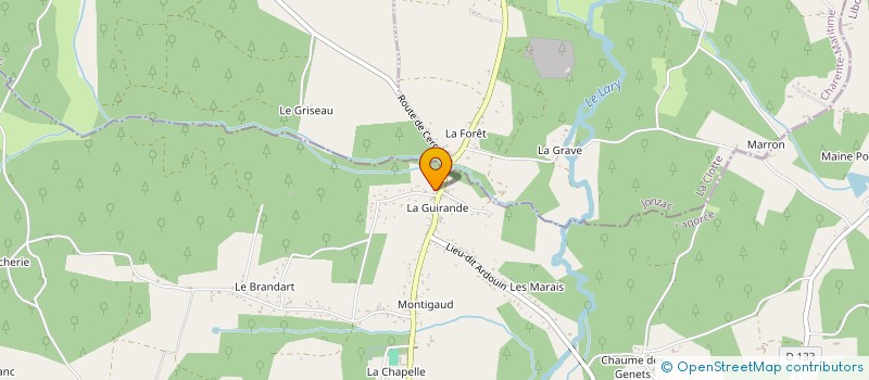 localisation de l'entreprise MADAME MAEVA LAVY  LAGORCE