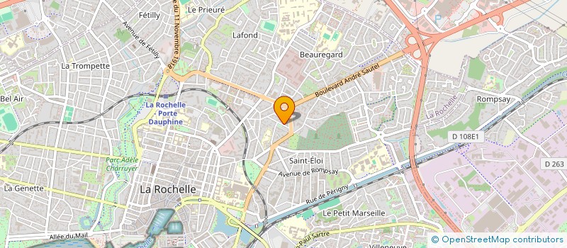 localisation de l'entreprise MADAME MAEVA LE GALL  LA ROCHELLE