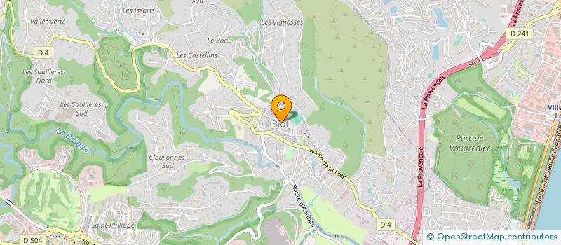 localisation de l'entreprise MADAME MAEVA LECAVELIER  BIOT