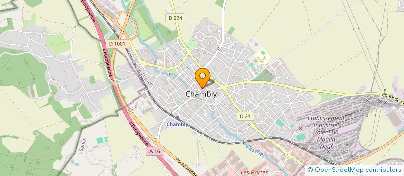 localisation de l'entreprise MADAME MAEVA LEDOUX  CHAMBLY