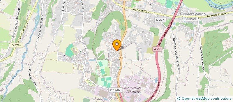 localisation de l'entreprise MADAME MAEVA LEMAINE  HONFLEUR