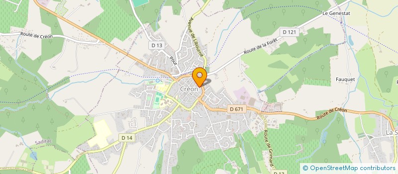 localisation de l'entreprise MADAME MAEVA LIMA  CREON