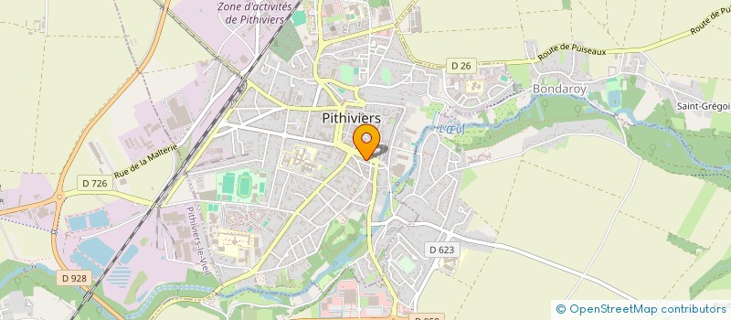 localisation de l'entreprise MADAME MAEVA LIONNET  PITHIVIERS