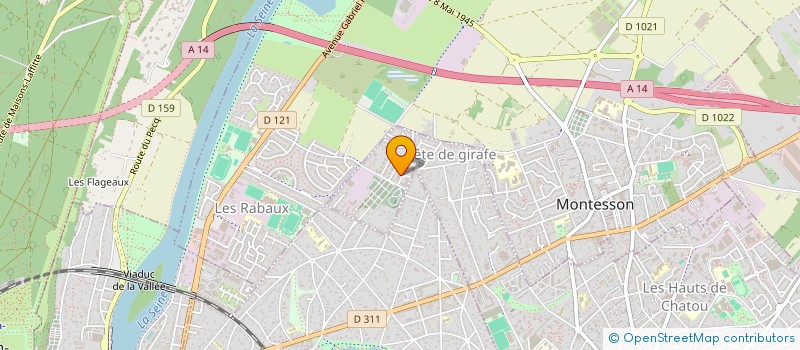 localisation de l'entreprise MADAME MAEVA LIRZIN  CHATOU