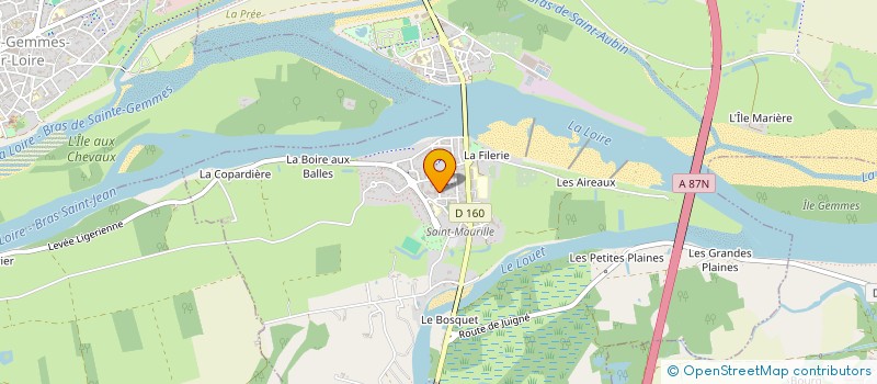 localisation de l'entreprise MADAME MAEVA LO à LES PONTS-DE-CE