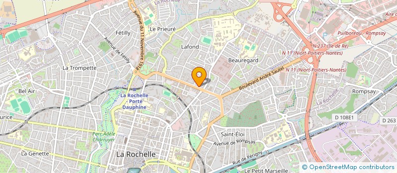 localisation de l'entreprise MADAME MAEVA LOPEZ  LA ROCHELLE