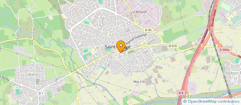 localisation de l'entreprise MADAME MAEVA LOUIS  SAINT-ESTEVE