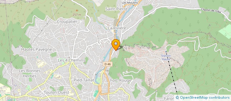 localisation de l'entreprise MADAME MAEVA LOZZA  TOULON