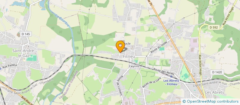 localisation de l'entreprise MADAME MAEVA LUBIATO à LES ABRETS-EN-DAUPHINE