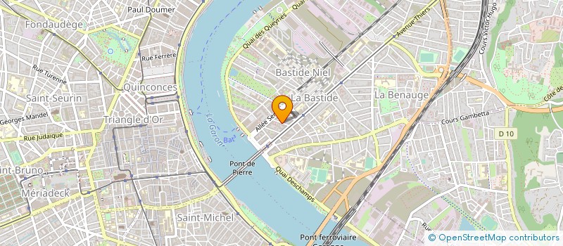 localisation de l'entreprise MADAME MAEVA MAGER à BORDEAUX