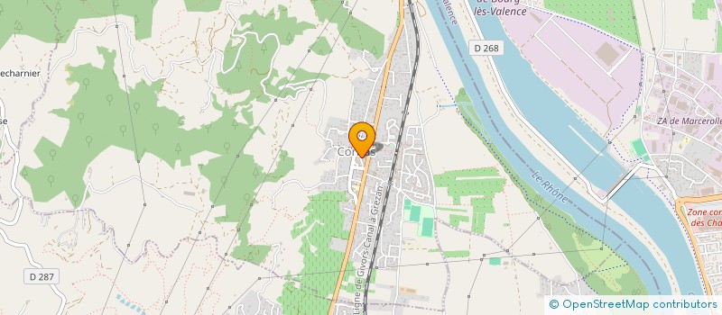 localisation de l'entreprise MADAME MAEVA MALECKI  CORNAS