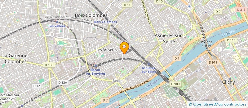 localisation de l'entreprise MADAME MAEVA MANSUY  ASNIERES-SUR-SEINE