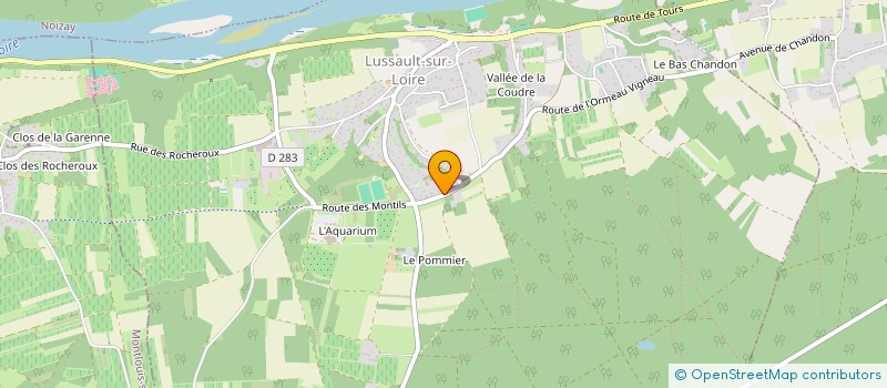 localisation de l'entreprise MADAME MAEVA MARMIER  LUSSAULT-SUR-LOIRE