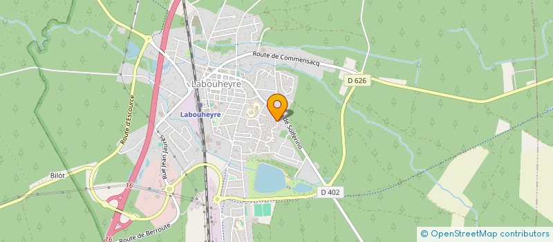 localisation de l'entreprise MADAME MAEVA MARQUES DE MATOS  LABOUHEYRE