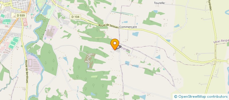 localisation de l'entreprise MADAME MAEVA MARQUES PINTO  MIRANDE