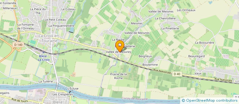 localisation de l'entreprise MADAME MAEVA MARTIN  CIVRAY-DE-TOURAINE