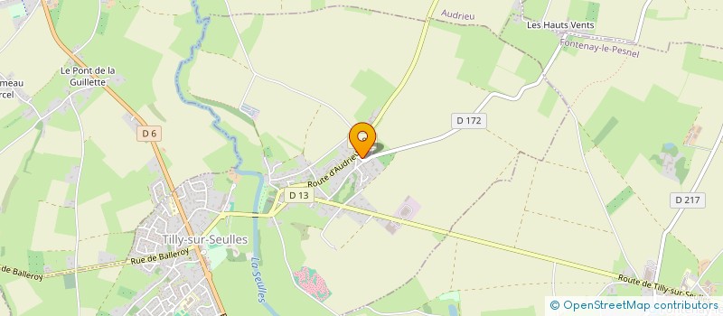 localisation de l'entreprise MADAME MAEVA MARTINS  TILLY-SUR-SEULLES