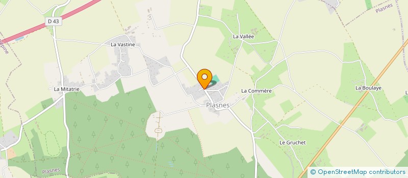 localisation de l'entreprise MADAME MAEVA MAUDEMAIN  PLASNES