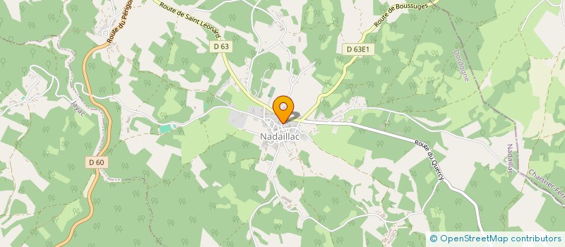 localisation de l'entreprise MADAME MAEVA MAZAUD  NADAILLAC