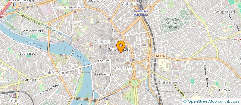 localisation de l'entreprise MADAME MAEVA MEGANE LAHIRLE  TOULOUSE