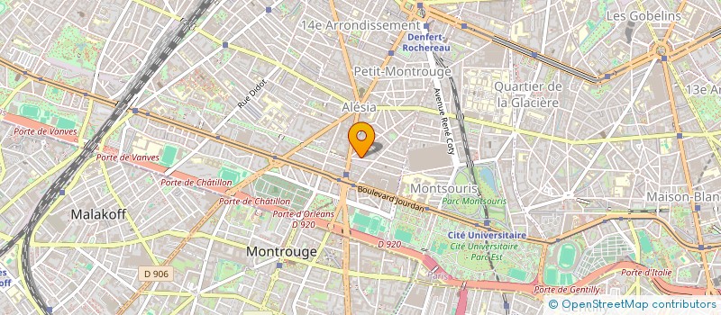 localisation de l'entreprise MADAME MAEVA MERANDET à BAGNOLET