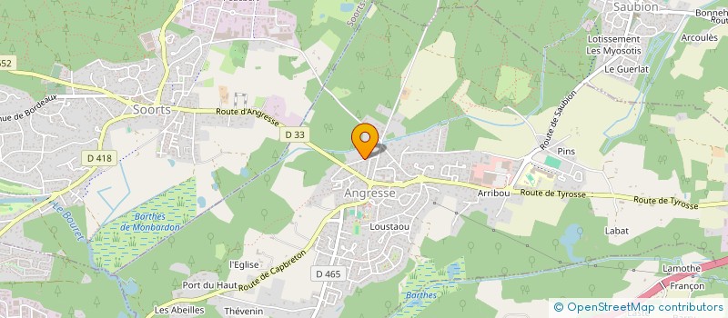 localisation de l'entreprise MADAME MAEVA MERET  ANGRESSE