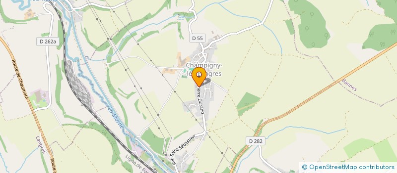 localisation de l'entreprise MADAME MAEVA MIGNOT à CHAMPIGNY-LES-LANGRES