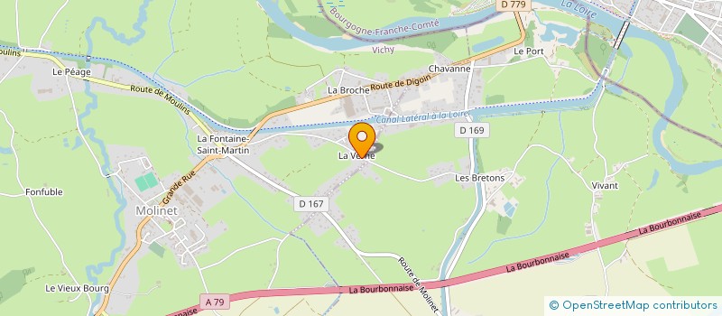 localisation de l'entreprise MADAME MAEVA MONNET  MOLINET