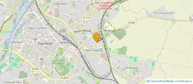 localisation de l'entreprise MADAME MAEVA MONTAY  CAMBRAI