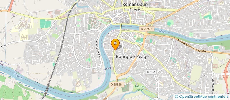 localisation de l'entreprise MADAME MAEVA MOREAU-DJELLAL  BOURG-DE-PEAGE