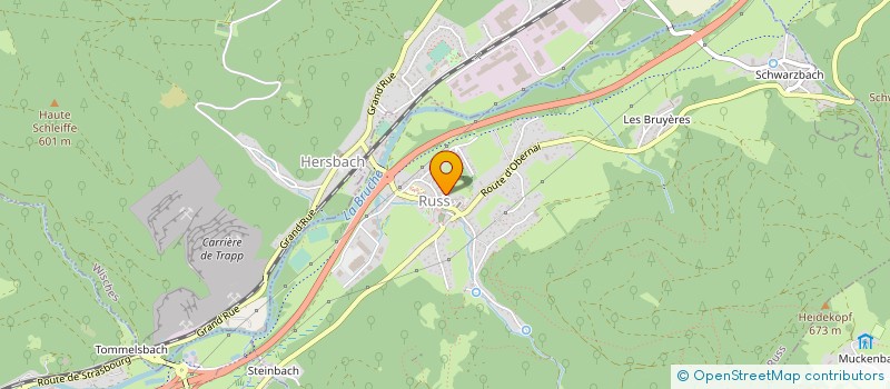 localisation de l'entreprise MADAME MAEVA MORELLO  RUSS