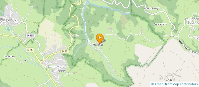 localisation de l'entreprise MADAME MAEVA MORIN  SAINT GENIEZ D'OLT ET D'AUBRAC