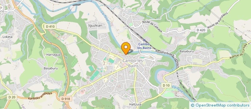 localisation de l'entreprise MADAME MAEVA MOUAZAN  CAMBO-LES-BAINS